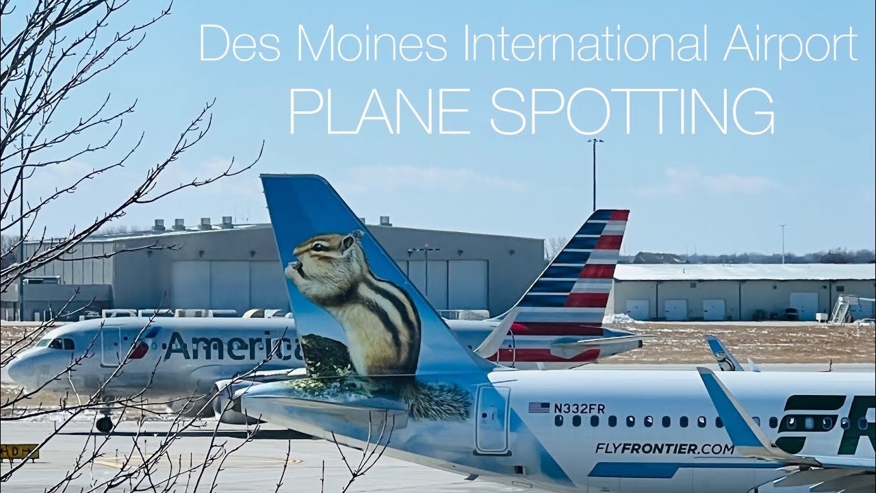 Des Moines International Airport Plane Spotting - YouTube