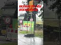 Backnang B14, neue Brueckentraeger im strömenden Regen / Sperrung mit Umleitung