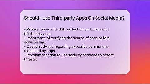 Should I Use Third-party Apps On Social Media? - Everyday-Networking