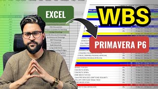 How to Import Project WBS from Excel into Primavera p6 in 10 minutes ?