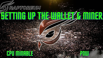 How to Mine Raptoreum (RTM) - A CPU Mineable POW Crypto