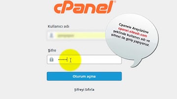 Cpanel SQL phpMyAdmin yedeği nasıl alınır