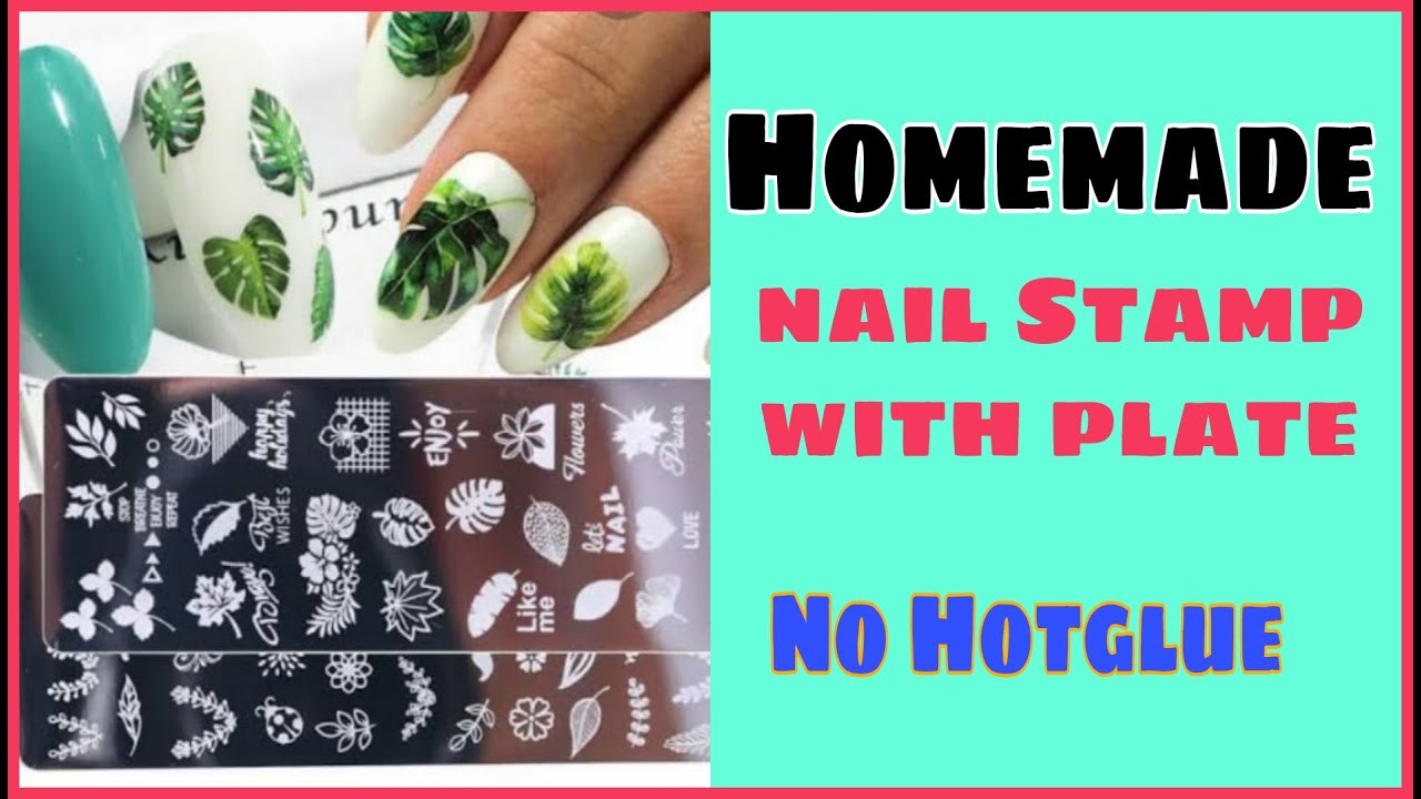 GetUSCart- Nail Stamp Plate Kit 6 Pcs Nail Stamping Plates + 1 Stamper + 1  Scraper Butterfly Flower Feather Flowers Maple Leaves Roses Nail Plate  Template for Women Retro Fashion Art Decoration