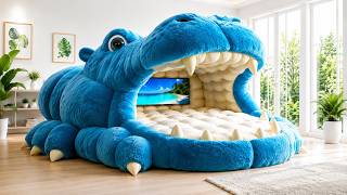 The Most Satisfying AI Beds Ever Made 🤯 | Animal, Jelly & Fantasy ASMR Beds (4K)