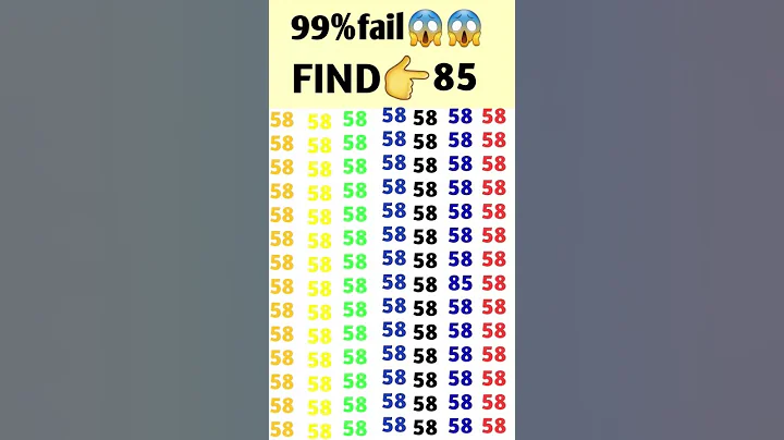 find the number 85 #puzzle #geniusmindset #maths #iqtest #mathpuzzle #numberpuzzle #shorts