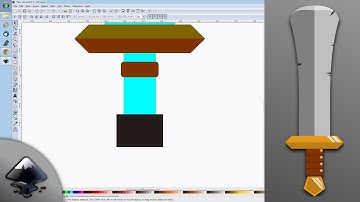 Sword - Inkscape - 2d Game Art