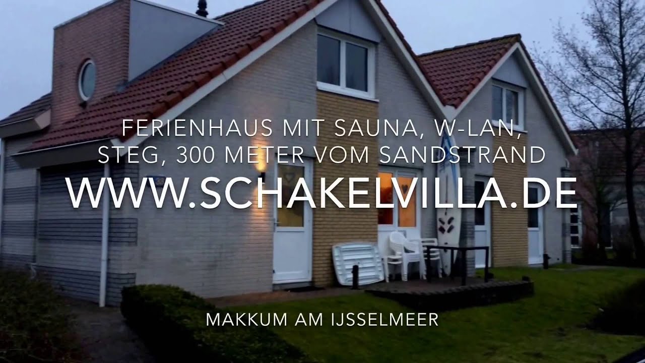 Ferienhaus am IJsselmeer mit Sauna in Holland