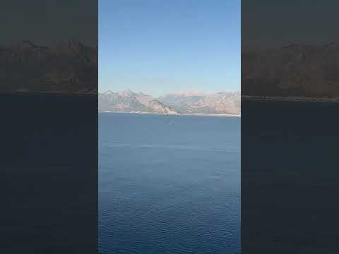 Mediterranean Sea from Akra Hotels Antalya Turkey 22nd September 2022