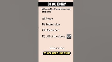 CSS MPT | Islamic Studies Question 1 | MCQ Solved for Entry Tests (MDCAT, ECAT, NTS)