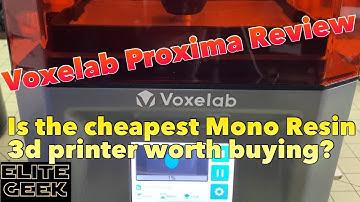 Voxelab Proxima Unboxing, Setup and Test Prints | Maybe the Cheapest Mono Resin Printer?
