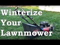 Winterize your mower - Toro Maintenance