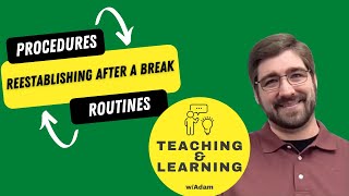 Reestablishing Student Routines and Setting Goals after Winter Break