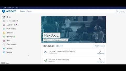 Scheduling an Appointment in Navigate 2021