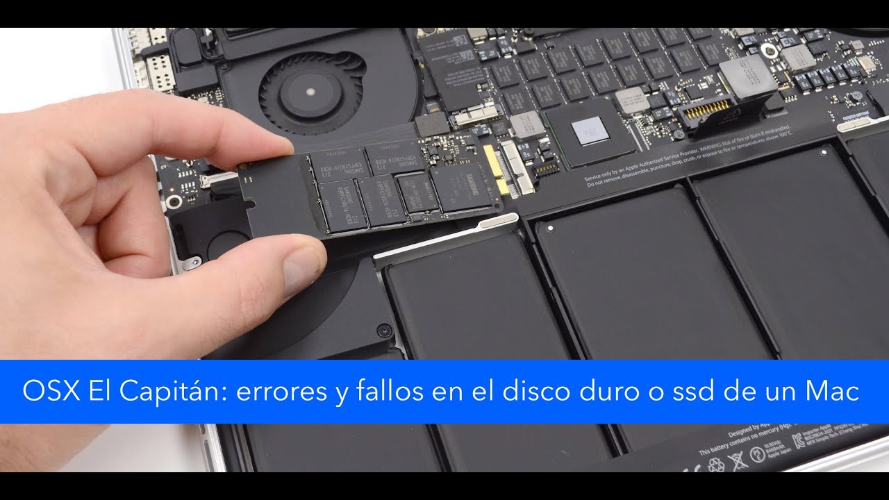 Reparar errores disco ssd en OSX El Capitán - YouTube