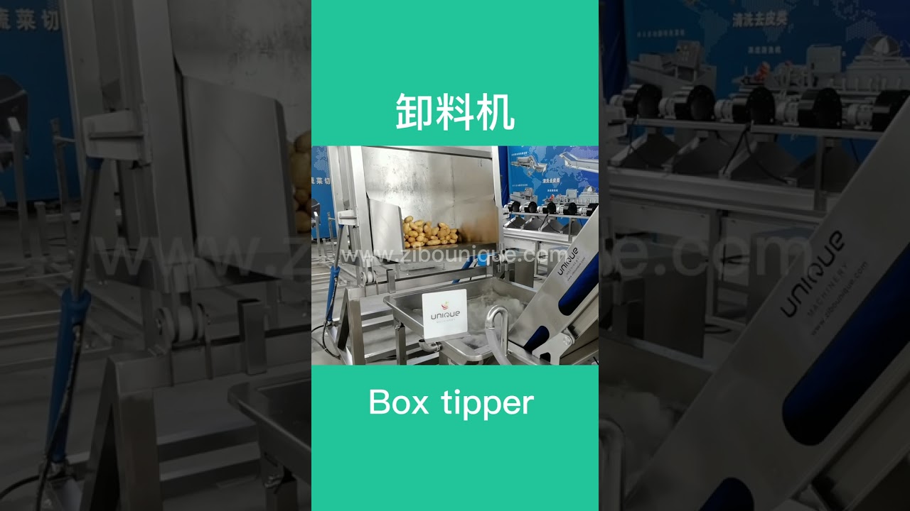 Potato box tipper