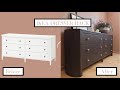 Diy ikea dresser hack boujee dresser makeover