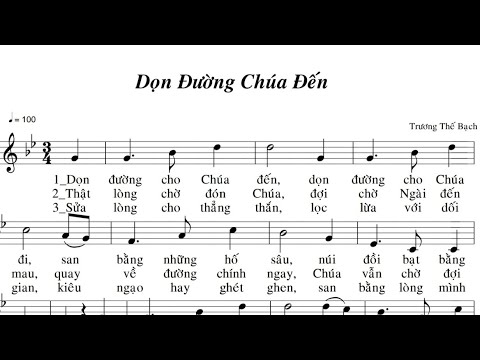 DỌN ĐƯỜNG CHÚA