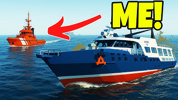 Saving MY OWN SINKING SHIP as Coast Guard! | Stormworks