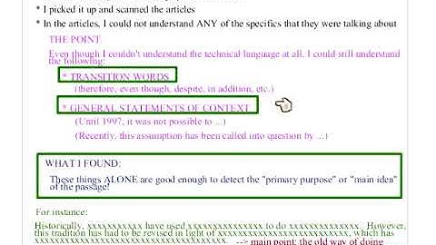 28  Reading Comprehension A Trick for Finding the Main Idea Data Sufficiency Number Line problems, p