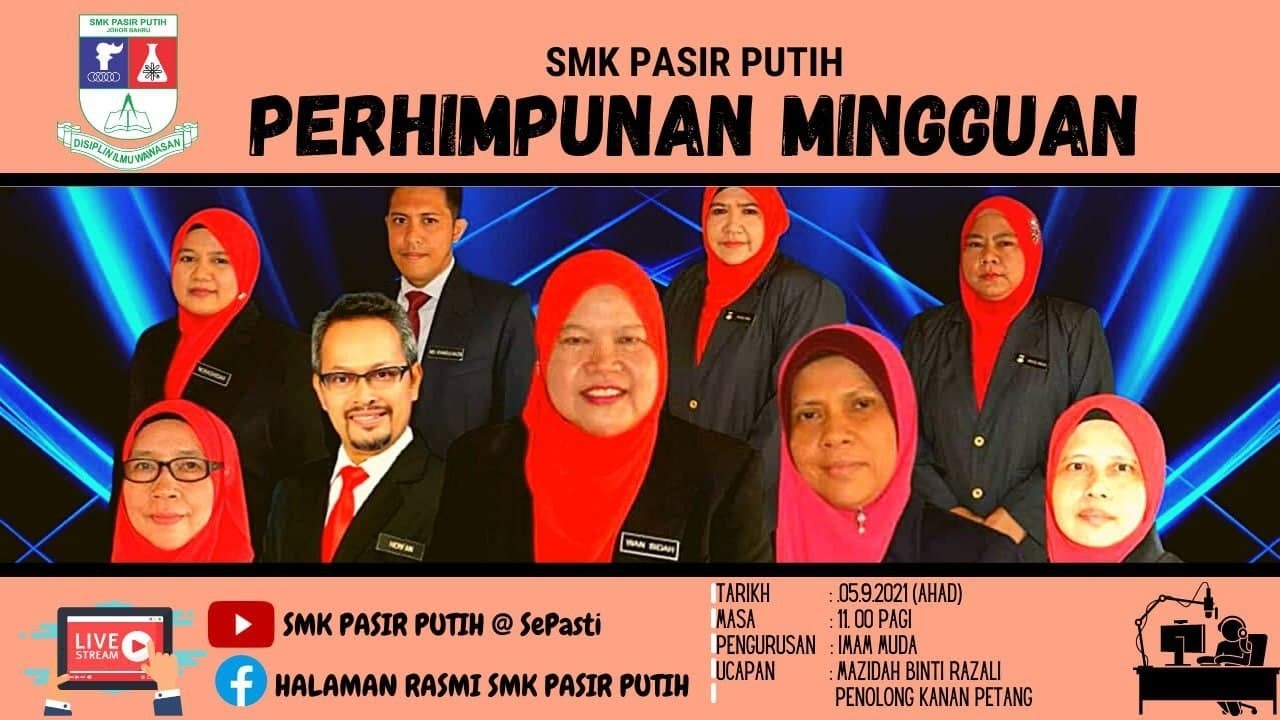 Perhimpunan Mingguan Smk Pasir Putih Youtube