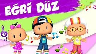 Pepee Çocuk Şarkıları - Eğri  Düz - Düşyeri