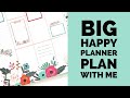 Plan With Me // Big Happy Planner // January 20-26, 2020 // Flowers