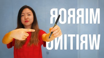 Learning to Write Backwards for 20 Days