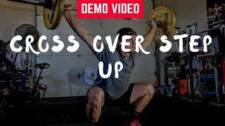Cross Over Step Up Exercise