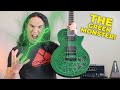 The Kryptonite Guitar! - 10S Green Crackle Les Paul