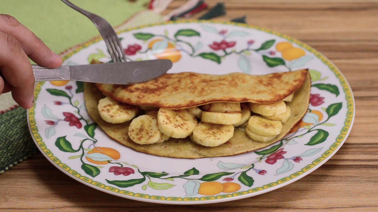 CREPIOCA DE BANANA - RECEITAS GUIA DA COZINHA