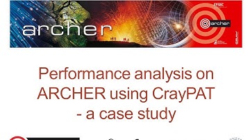 ARCHER VirtualTutorial : Performance analysis on ARCHER using CrayPAT Tools - Mar 2015