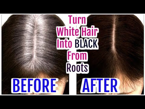 Superprincessjo Turn White Hair Into Black From Roots Grey Hair
