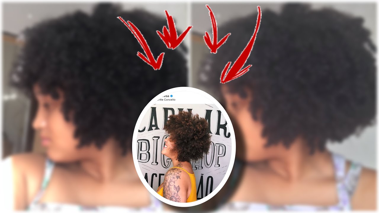 CORTE CHANEL EM CABELO CRESPO ! CORTEI SOZINHA DEU CERTO !?
