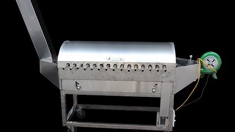 ANYBUY.vn Máy nướng chả inox 15 xiên và quạt thổi LCH-15N1M thương hiệu ANY Việt Nam