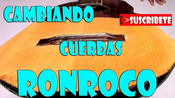 COMO CAMBIAR CUERDAS AL CHARANGO  RONROCO - TUTORIAL # 2
