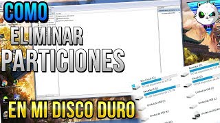 Como eliminar PARTICIONES de mi disco duro| SIN PROGRAMAS|YonkistTutoriales