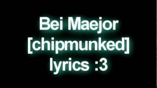 Bei Maejor - Gone LYRICS [chipmunked]