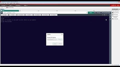 Sabre Red 360 PF Keys
