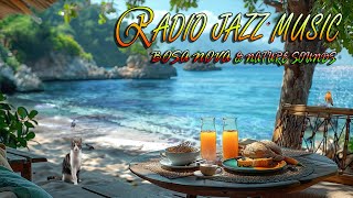 Bossa Nova Relax  🎷  Jazz music and soothing waves 🌊 A peaceful space to relax, study and work