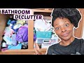 MAJOR BATHROOM DECLUTTER + ORGANIZATION!! CLEAN WITH ME