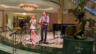 Olya Gram performing for Disney Cruise Lines ( As apart of O&A Duo ) 2019