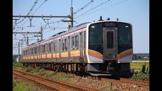 【信越本線】E129系B25編成 2546M 越後石山～亀田間