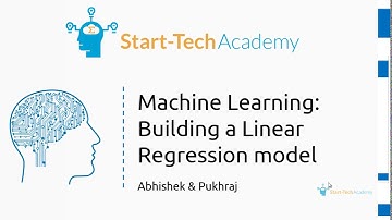 Udemy course on Machine Learning Basics: Linear regression modelling in Python