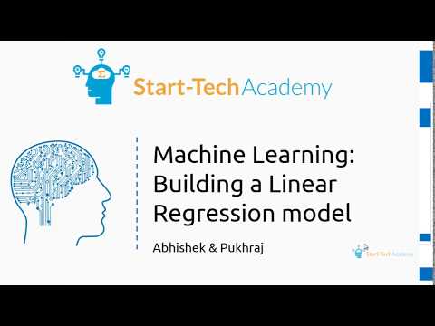 Udemy course on Machine Learning Basics: Linear regression modelling in Python