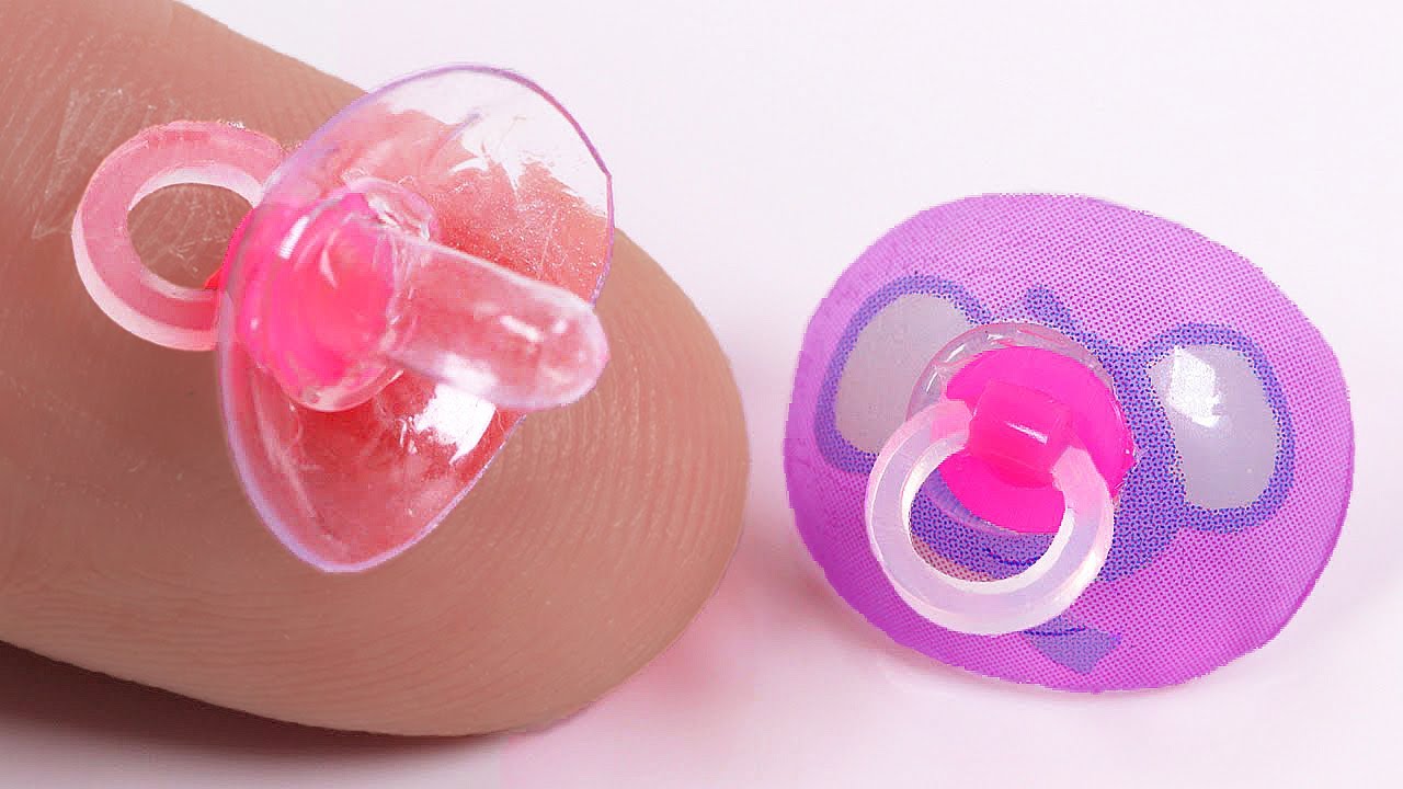 how-to-make-a-miniature-pacifier-realistic-youtube