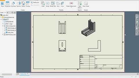 Autodesk Inventor - Placing Views on a Drawing