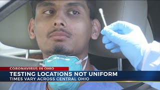 COVID-19 testing sites not uniform, times vary across the central Ohio