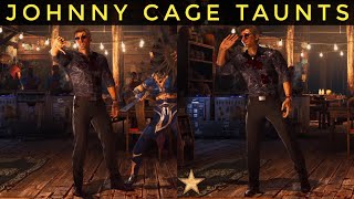 Mortal Kombat 1 All Johnny Cage Taunts