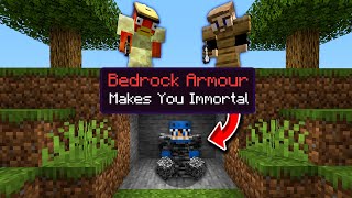 Minecraft Manhunt But You Can Craft EVERY Armor…