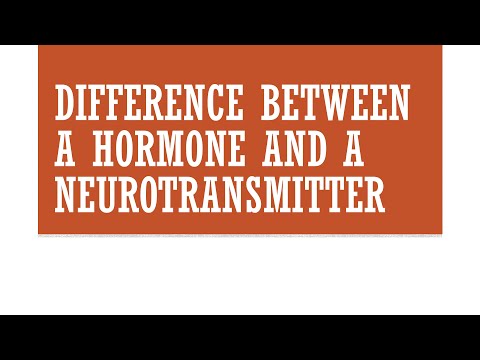 Video: Vai neirotransmiteri ir ātrāki par hormoniem?